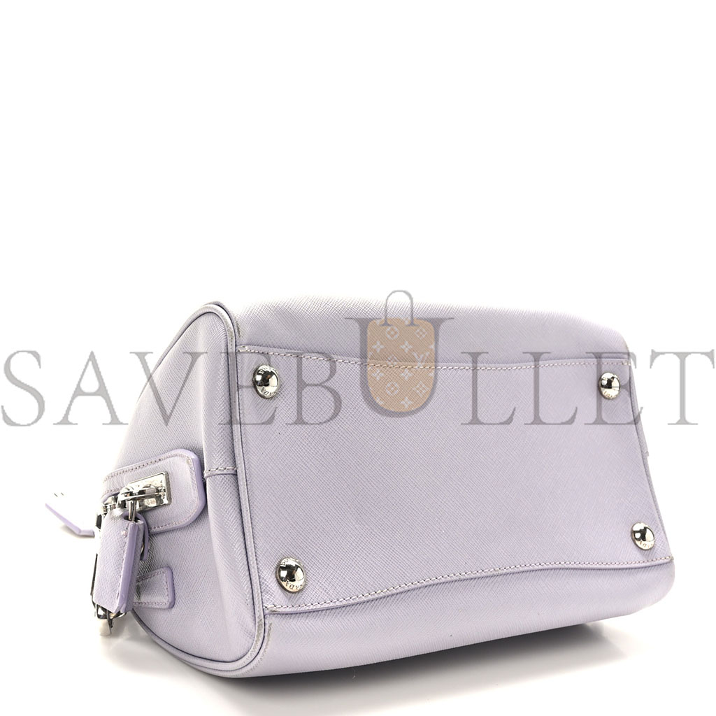 PRADA SAFFIANO LUX CONVERTIBLE BOWLER GLICINE (24*15*14cm)