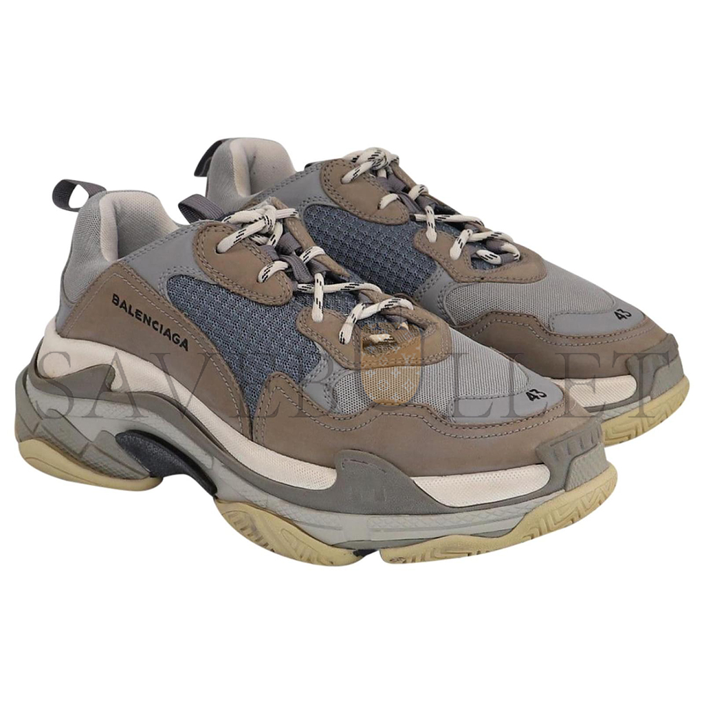 BALENCIAGA TRIPLE S SNEAKERS IN GREY POLYURETHANE 536737W09O11259