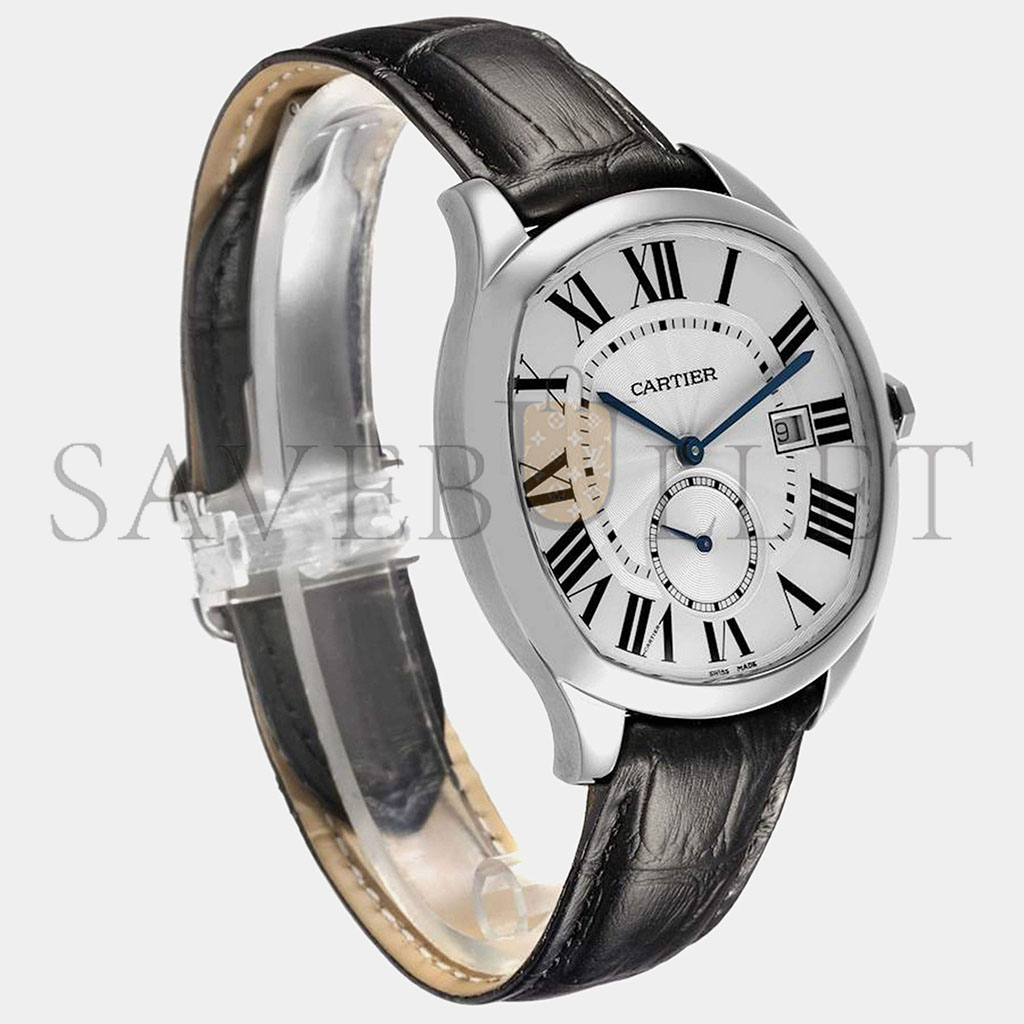 CARTIER DRIVE SILVER DIAL STEEL MENS WATCH WSNM0004