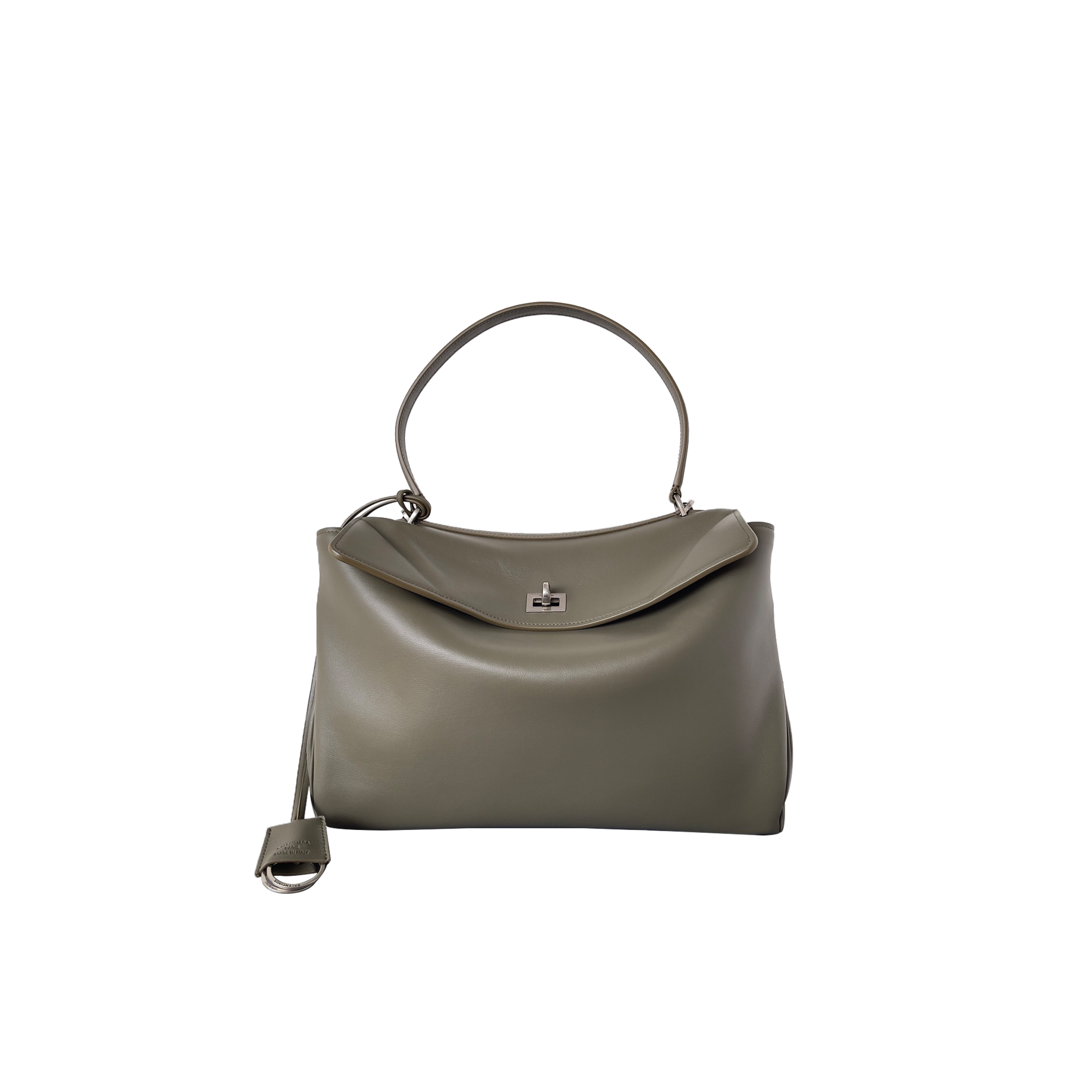 BALENCIAGA WOMEN'S RODEO MEDIUM HANDBAG IN KHAKI 7954562AA4U3502 (35*23.3*10.9cm)