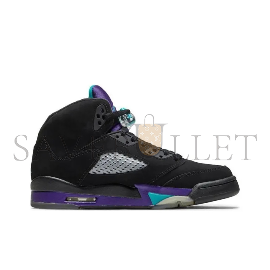 NIKE JORDAN 5 RETRO BLACK GRAPE 440888-007