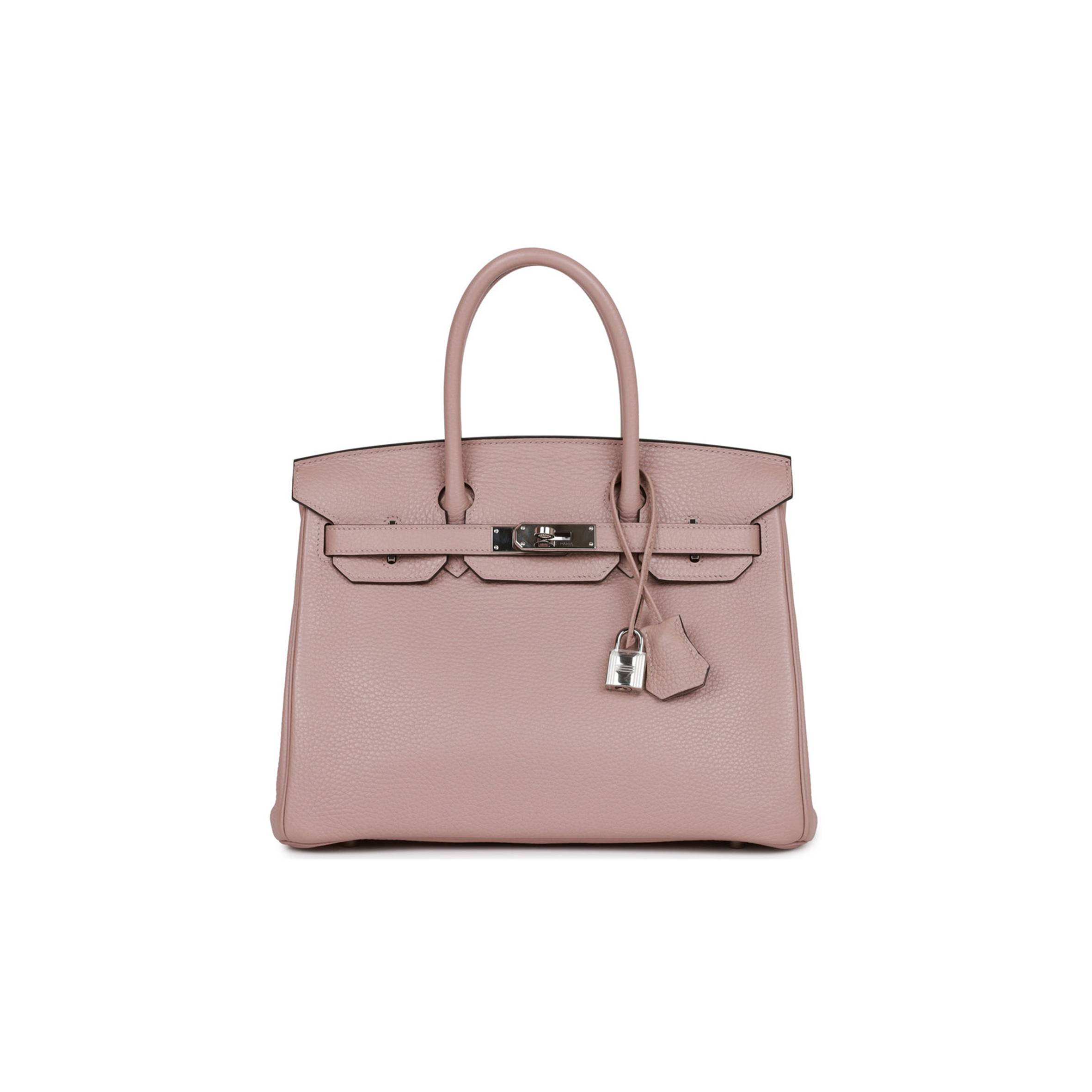 HERMES BIRKIN 30 GLYCINE CLEMENCE PALLADIUM HARDWARE (30cm)