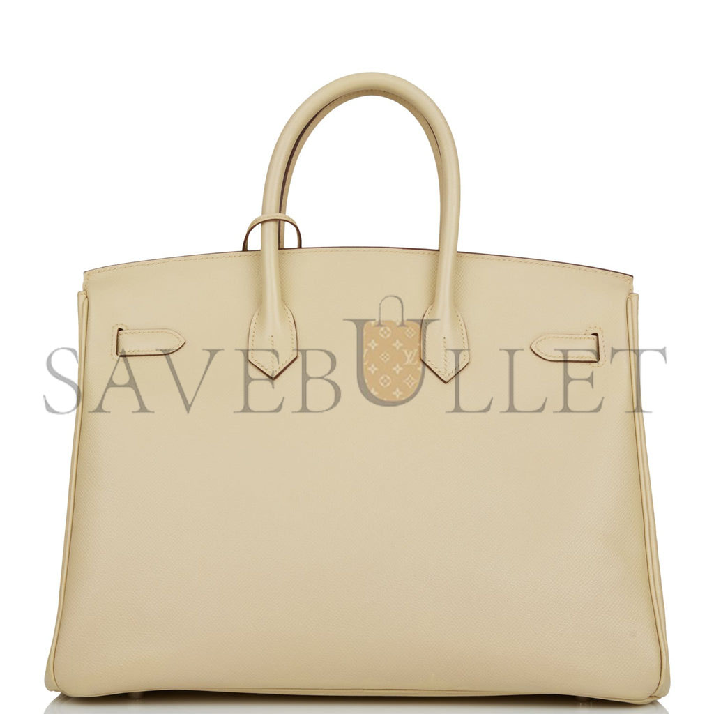 HERMES BIRKIN 35 PARCHEMIN EPSOM PALLADIUM HARDWARE (35cm)