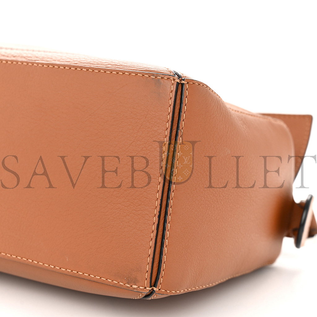 LOEWE CALFSKIN SMALL PUZZLE BAG TAN (24*16.5*10.5cm)