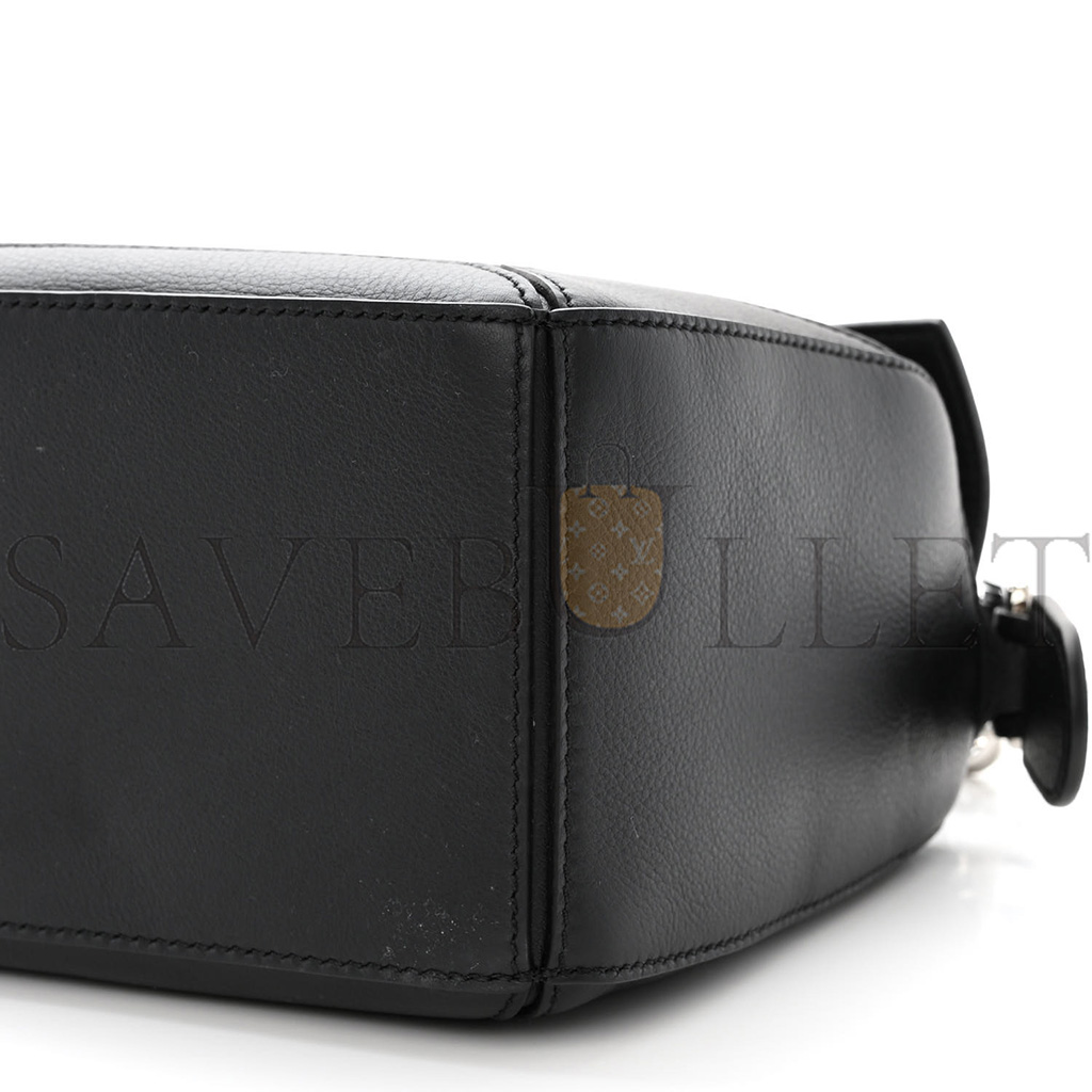 LOEWE CALFSKIN SMALL PUZZLE BAG BLACK (24*16.5*10.5cm)