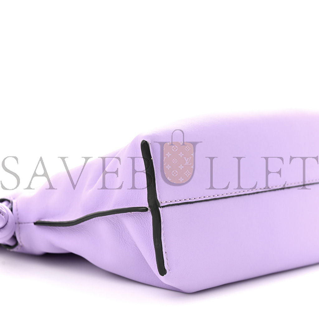 LOEWE CALFSKIN MINI FLAMENCO KNOT BAG LIGHT MAUVE (23*18*7cm)