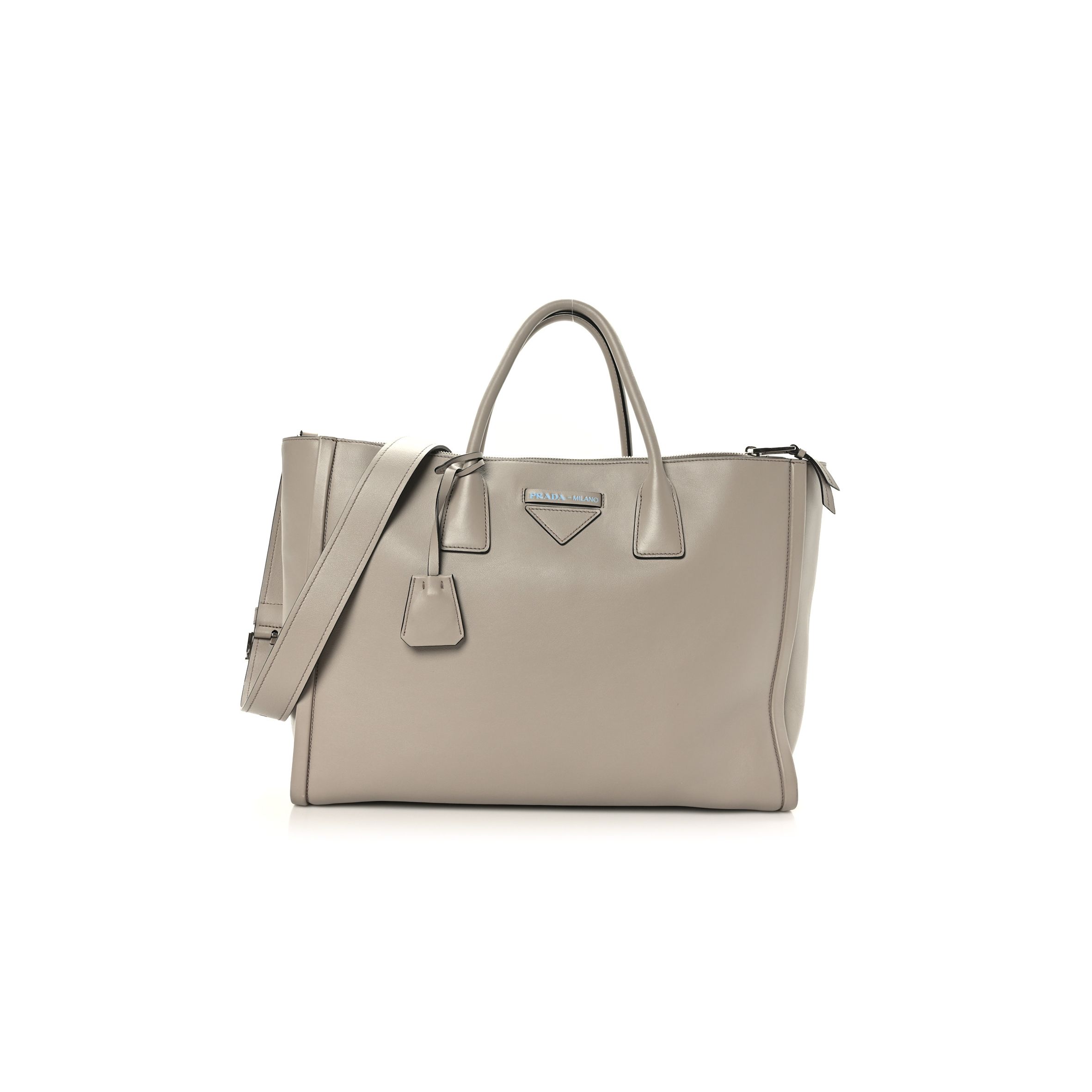 PRADA SOFT CALFSKIN LARGE CONCEPT TOTE POMICE (30*25*21cm)