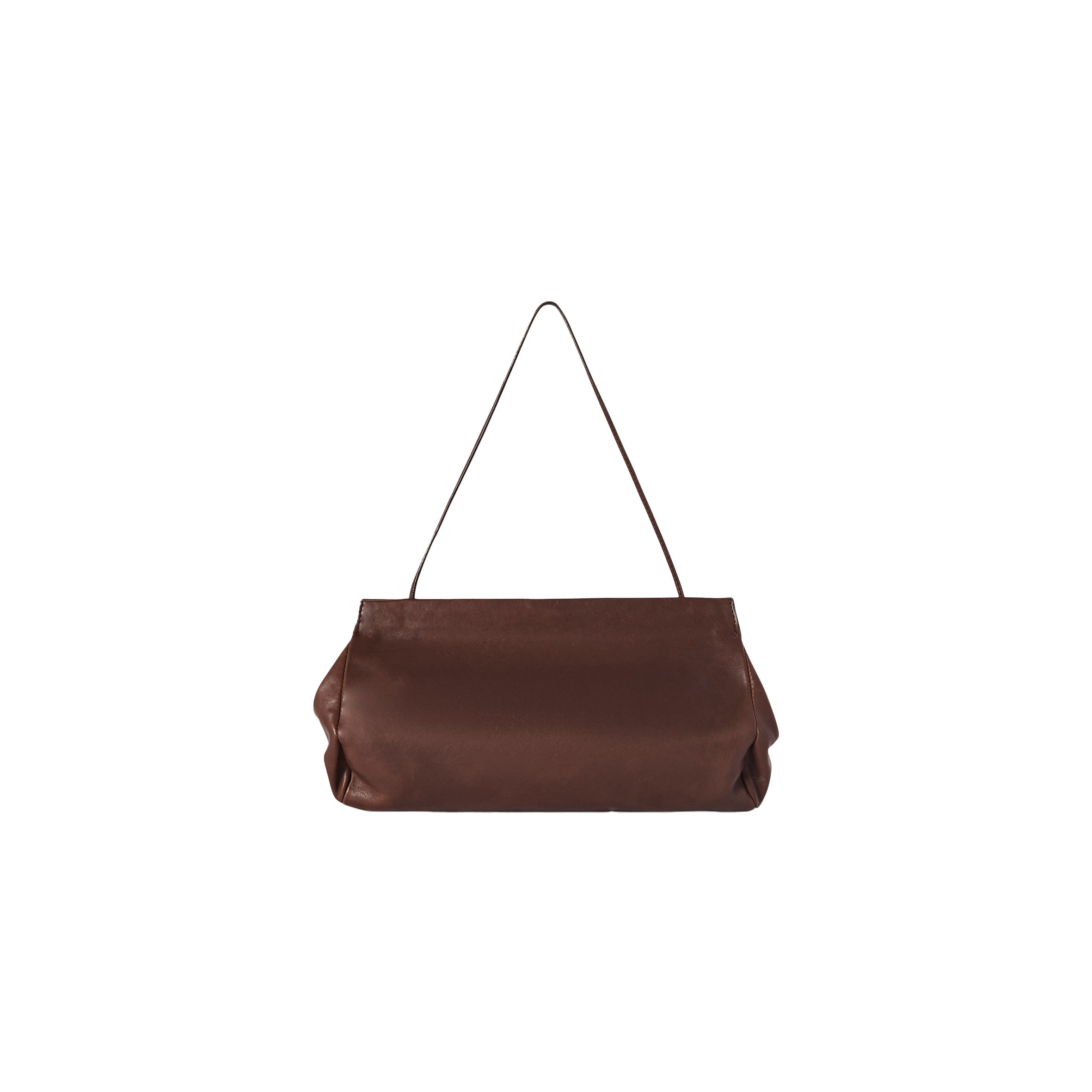 THE ROW ABBY BAG IN LEATHER CHOCOLATE W1605L114CHPLD (27*14*4cm)