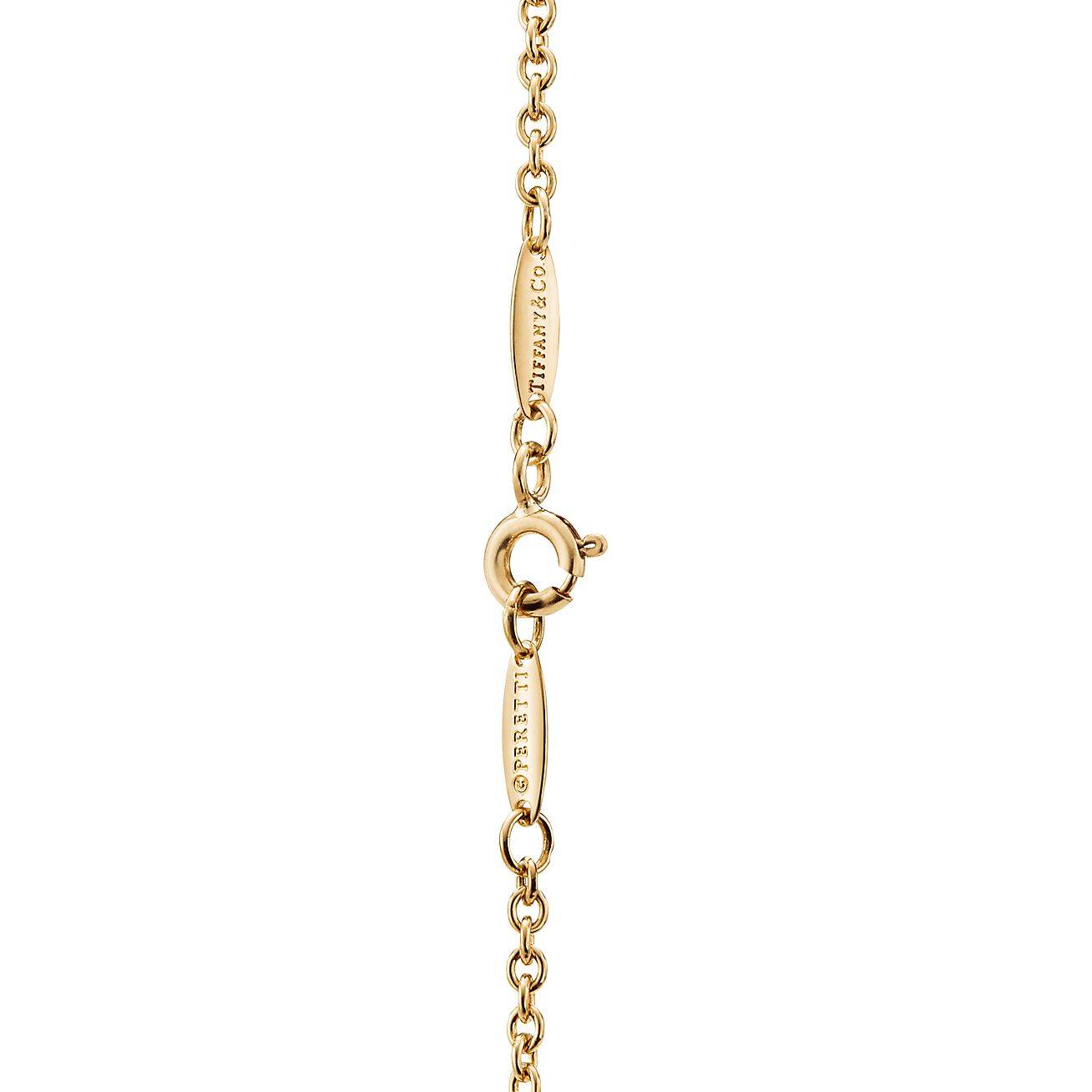 TIFFANY  ELSA PERETTI® OPEN HEART BRACELET IN YELLOW GOLD, 11 MM