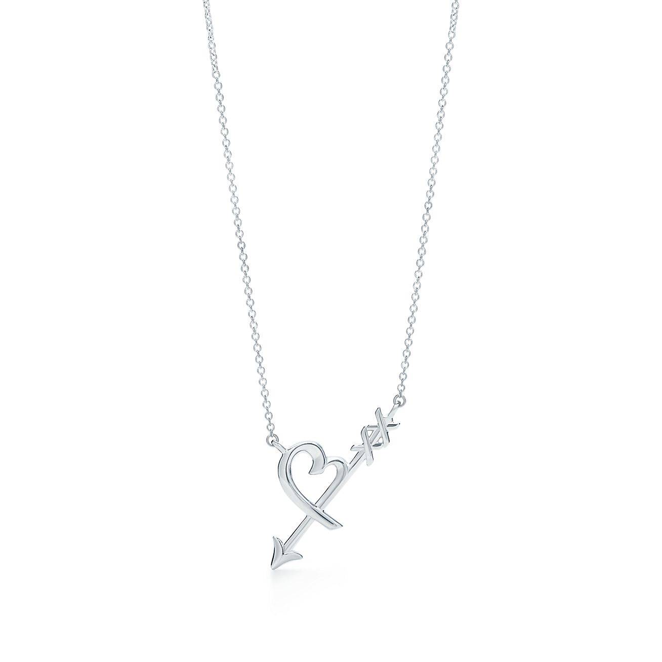 TIFFANY  Palomas Graffiti Heart Arrow Pendant