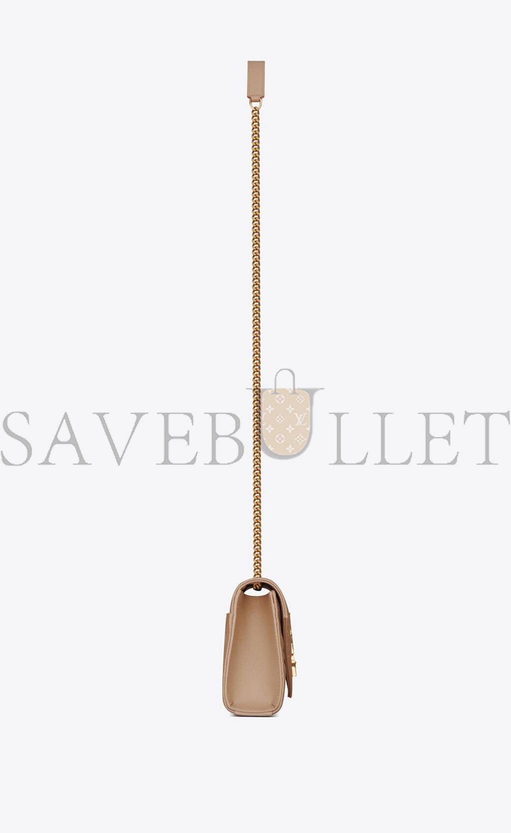 YSL ENVELOPE SMALL BAG IN MIX MATELASS&EACUTE; GRAIN DE POUDRE EMBOSSED LEATHER 600195BOW912721 (21*13*6cm)