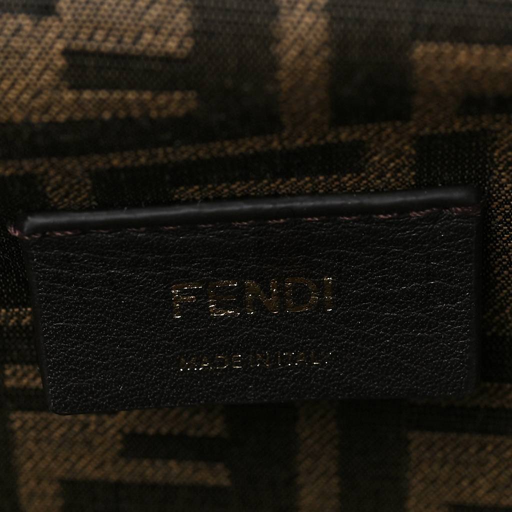 FENDI SHINY NAPPA MEDIUM FENDI FIRST CARAMELLO (30*25*10cm)